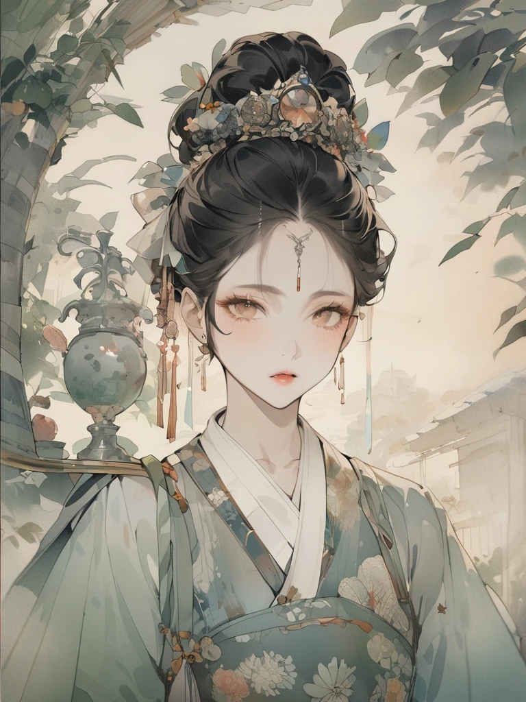 (8K, best quality, masterpiece),1girl, watercolor(medium), {Practical, original photo, Ultra-fine transparent, image, (Influenced by Yoshitaka Amano's style:1.6)}, Practical Light, Delicate skin, (Beautiful slim woman, 25 years old, Court Knight:1.5), Thin legs, Fine particles, Long white hair, Detailed fingers, Thin, sex, Ecstasy expression, 动感sex感的姿势, (巨大有弹sex的坚挺胸部:1.4), (sex感指挥官的盔甲, Long skirt, Long red cape, boots:1.2),(The armor has a larger chest opening;1.6), Exposing breasts, (Arcadia, Flower Storm, Many flowers:1.8), Unobscured,Beautiful scenery, (Flowers, Wind and Moon:1.5), Vivid colors, High contrast, High Saturation