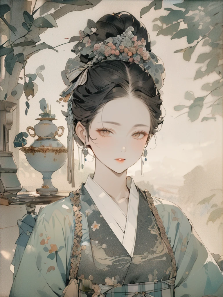 (8K, best quality, masterpiece)，1girl, watercolor(medium), {Practical, original photo, Ultra-fine transparent, image, (Influenced by Yoshitaka Amano&#39;s style:1.6)}, Practical Light, Delicate skin, (Beautiful slim woman, 25 years old, Court Knight:1.5), Thin legs, Fine particles, Long white hair, Detailed fingers, Thin, sex, Ecstasy expression, 动感sex感的姿势, (巨大有弹sex的坚挺胸部:1.4), (sex感指挥官的盔甲, Long skirt, Long red cape, boots:1.2),(The armor has a larger chest opening;1.6), Exposing breasts, (Arcadia, Flower Storm, Many flowers:1.8), Unobscured，Beautiful scenery, (Flowers, Wind and Moon:1.5), Vivid colors, High contrast, High Saturation