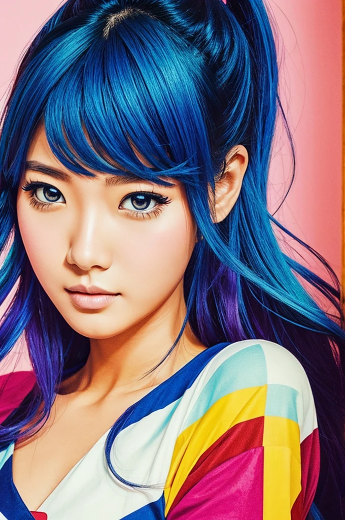 Color manga woman
