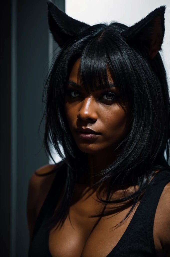 werewolf, black, gaze