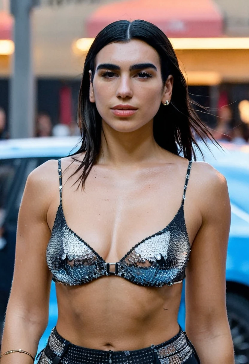 high quality Erotic portrait paparazzi photo , (gorgeous celebrity , SDXL , ohwx woman , woman, DuaLipa, dua lipa, duxlipa, female, singer, cute, vacation side background , wet atmospheric , random click, random move photograph , photorealistic , celebrity , woman ) sunbathing , topless , shiny breast ,shiny sweaty skin , sexualized move, erotic angles, sweaty flat breas,t celebrity erotic photograph , fit muscular figure , shiny sweaty skin, hollywood actress , fleshy muscular woman , ( natural lights, depth of field, detailed face , insanely detailed skin texture, hyper detailed features )