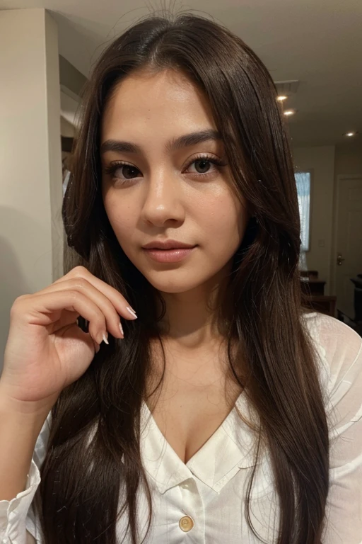 ( High quality , Ultra detailed at your fingertips ) ( main prudent ) wife,bionde, long hair, Brown eyes,