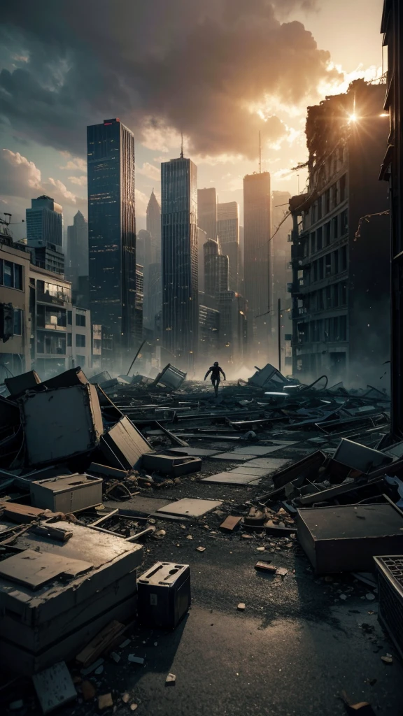 room destroyed city apocalypse