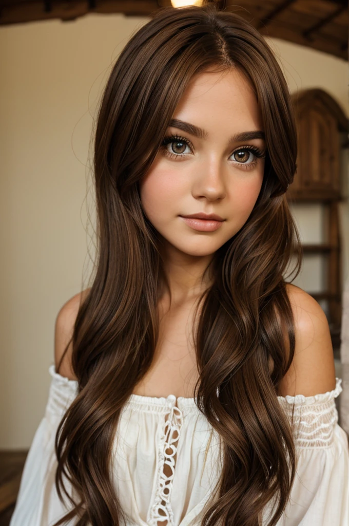 Bylthe doll with brown eyes, brown hair (to the shoulders)
