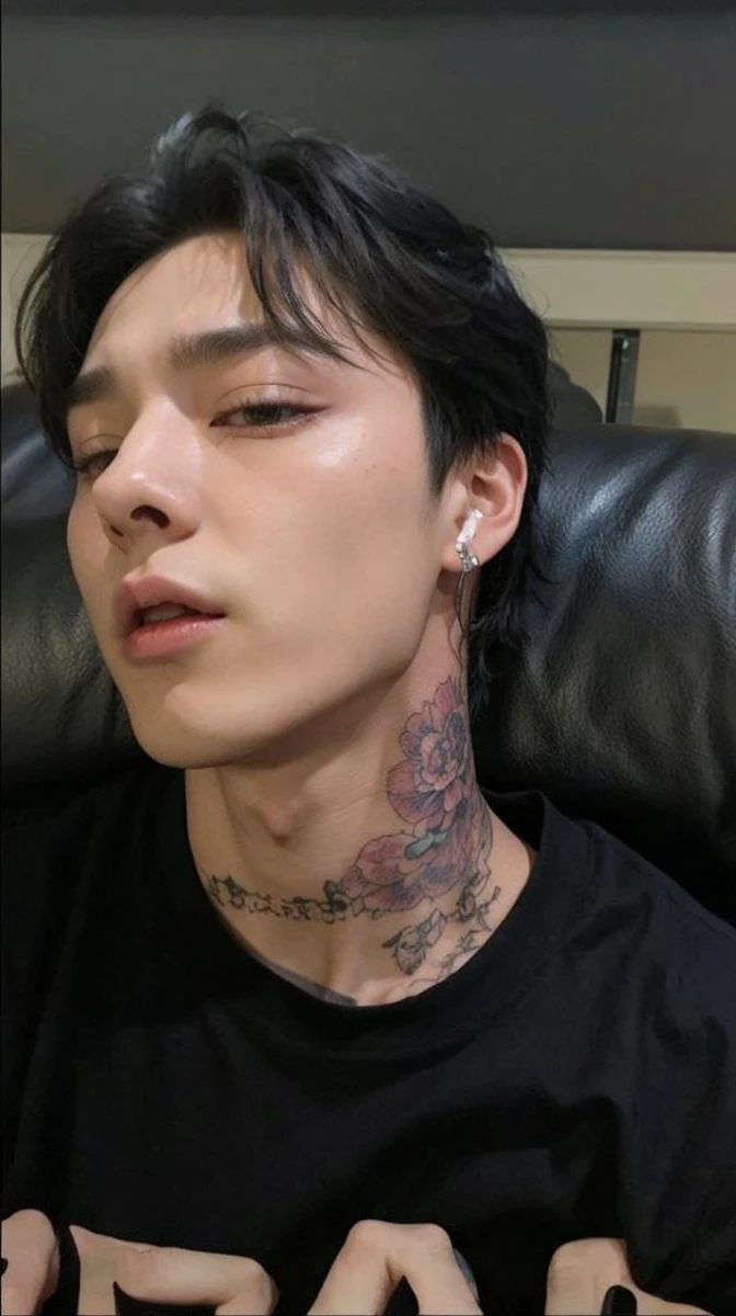 Jeon Jungkook BTS, tattooed, mouth and eyebrow piercing