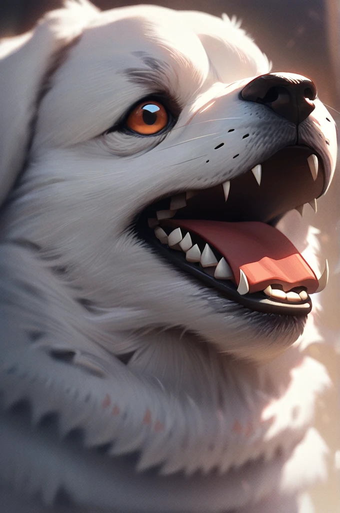 ((Best quality)), ((masterpiece)), (detailed), The angry dog