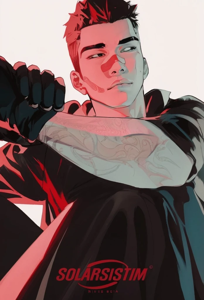 Mind control, hypnotic spiral, (masterpiece, ultra quality, high resolution, 8k, intricate: 1.2), (detailed face:1.2), handsome, Young Korean man, white skin, double eyelids, detailed skin, 1boy, ((realistic)), abs, good lighting quality, muscle veins, ((pale skin)), side view, lust face, (hypnotic), (viewer pop:1.3),