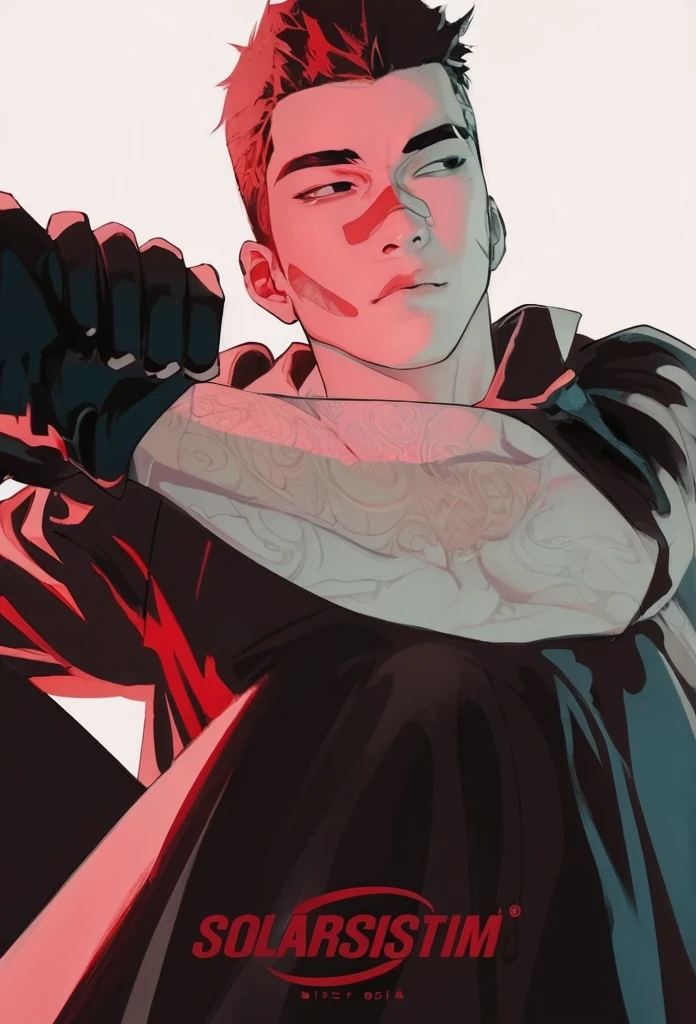 Mind control, hypnotic spiral, (masterpiece, ultra quality, high resolution, 8k, intricate: 1.2), (detailed face:1.2), handsome, Young Korean man, white skin, double eyelids, detailed skin, 1boy, ((realistic)), abs, good lighting quality, muscle veins, ((pale skin)), side view, lust face, (hypnotic), (viewer pop:1.3),