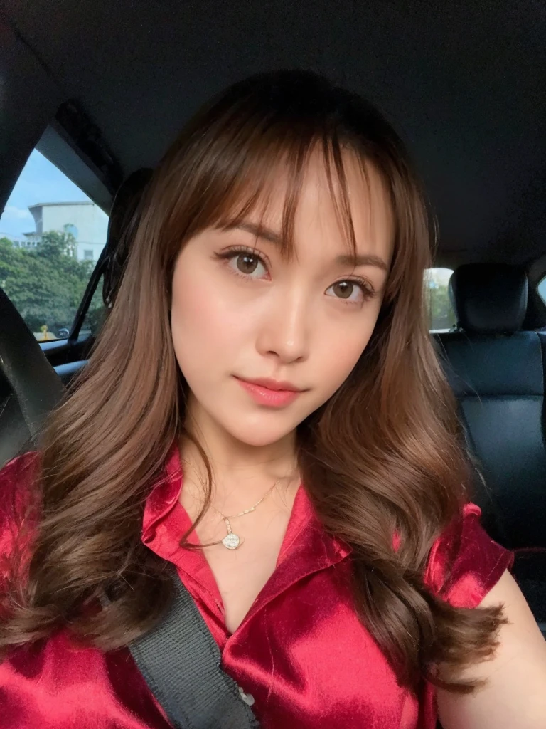 Beautiful girl, beautiful portrait hair, realistic portrait face, shy looking , beautiful eyes, realistic portrait photography, realistic hair, ultra HD 2k, prefect body shape, bigger breasts, perfect breast, sexy girl, curvy body