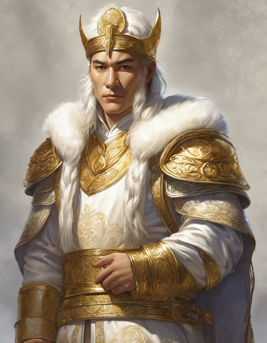 Son of the man, dressed to the feet of a long garment and girded by the chest with a golden belt, his head and fur were white like white wool , like snow, and your eyes, like a flame of fire; and his feet, similar to shiny brass, as if it had been refined in a furnace