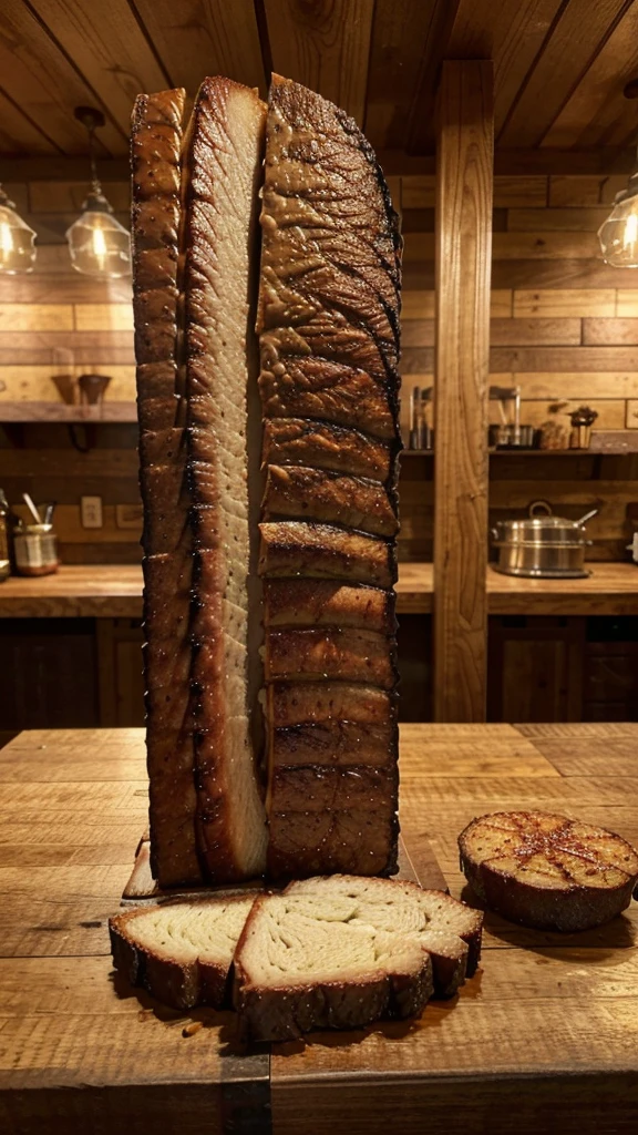 intricate_detailed_hyper-realistic_photo_of_a_bbq_spread,detailed_wooden_cutting_board,sharp_knives_on_the_table,simple_rustic_setting,warm_lighting,mouthwatering_meats,fresh_ingredients,steam_rising,natural_textures,high_quality,8k,photorealistic,masterpiece