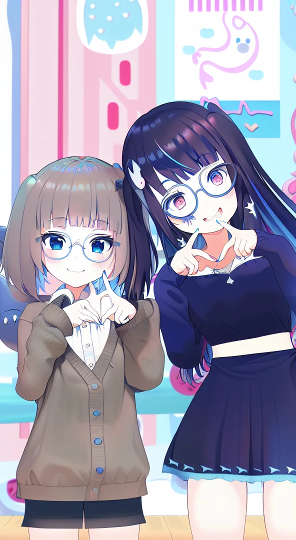 by myung yi, 1girl, gawr gura, sharp teeth, bloop (gawr gura), virtual youtuber, hood, tail, teeth, shark tail, fish tail, blue eyes, multicolored hair, blue hair, blue nails, streaked hair, claw pose, blue hoodie, animal hood, shark hood, open mouth, shark girl, grey hair, looking at viewer, hoodie, smile, long sleeves, bangs, nail polish, white background, simple background, hand up, heart, :d, hood up, blush, medium hair, blunt bangs, wide sleeves, upper body, drawstring, semi-realistic