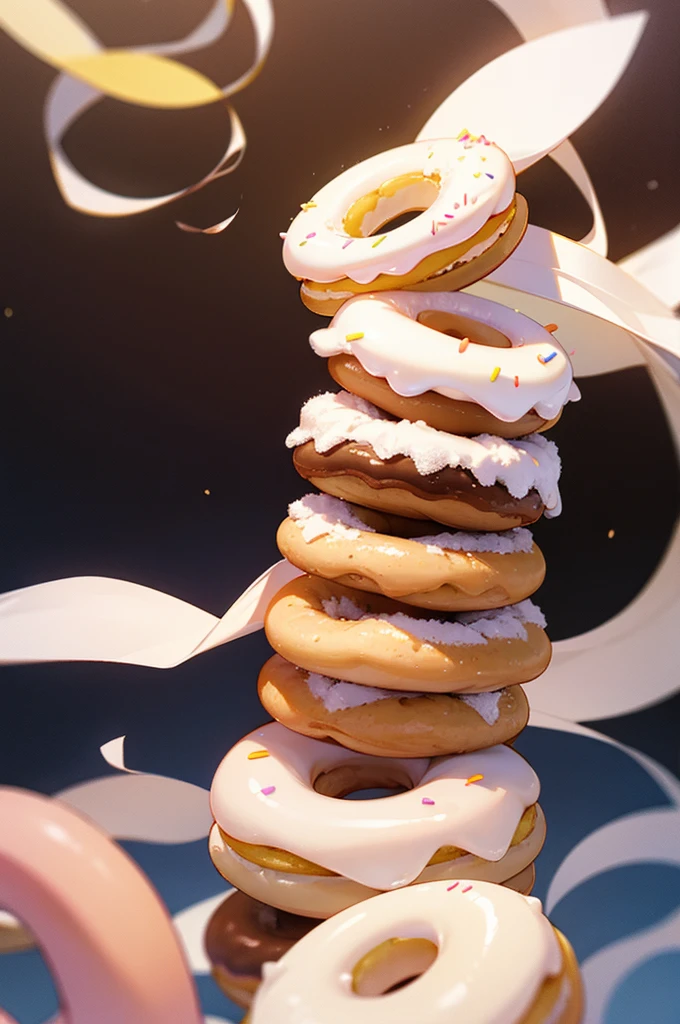 fluffy vanilla donuts