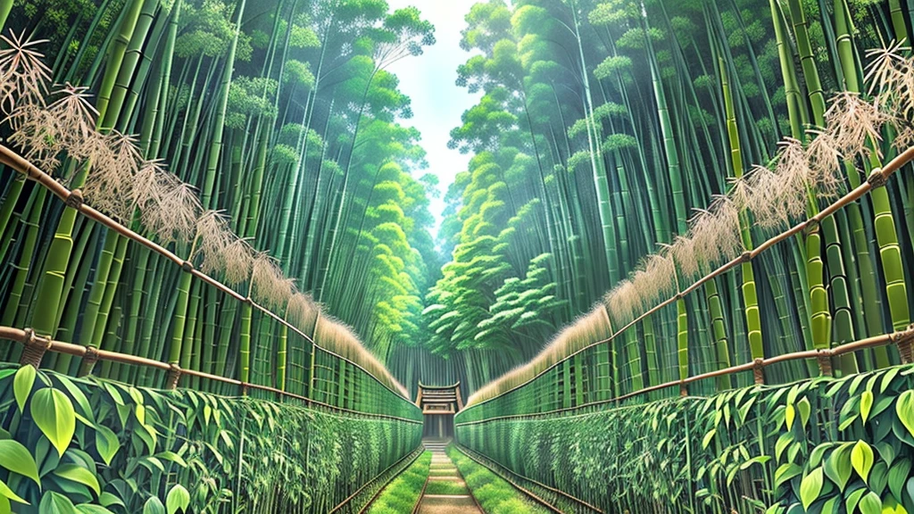 Anime Style、bamboo forest
