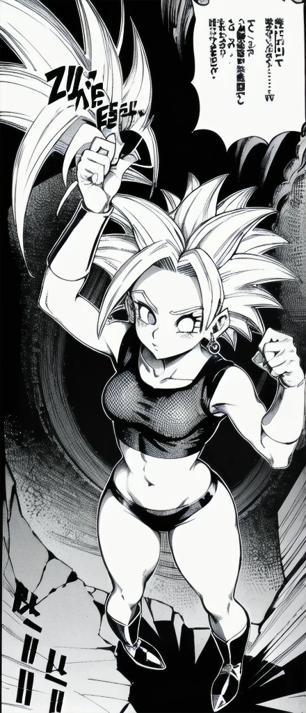 Kefla
Solo . Simple background , manga style , Fitgirl , Lineart , sfw , monochrome,greyscale,comic , Standing , Normal pose , sensual , Safe for work , fullbody , kefla_dragonball,jewelry, earrings, crop top