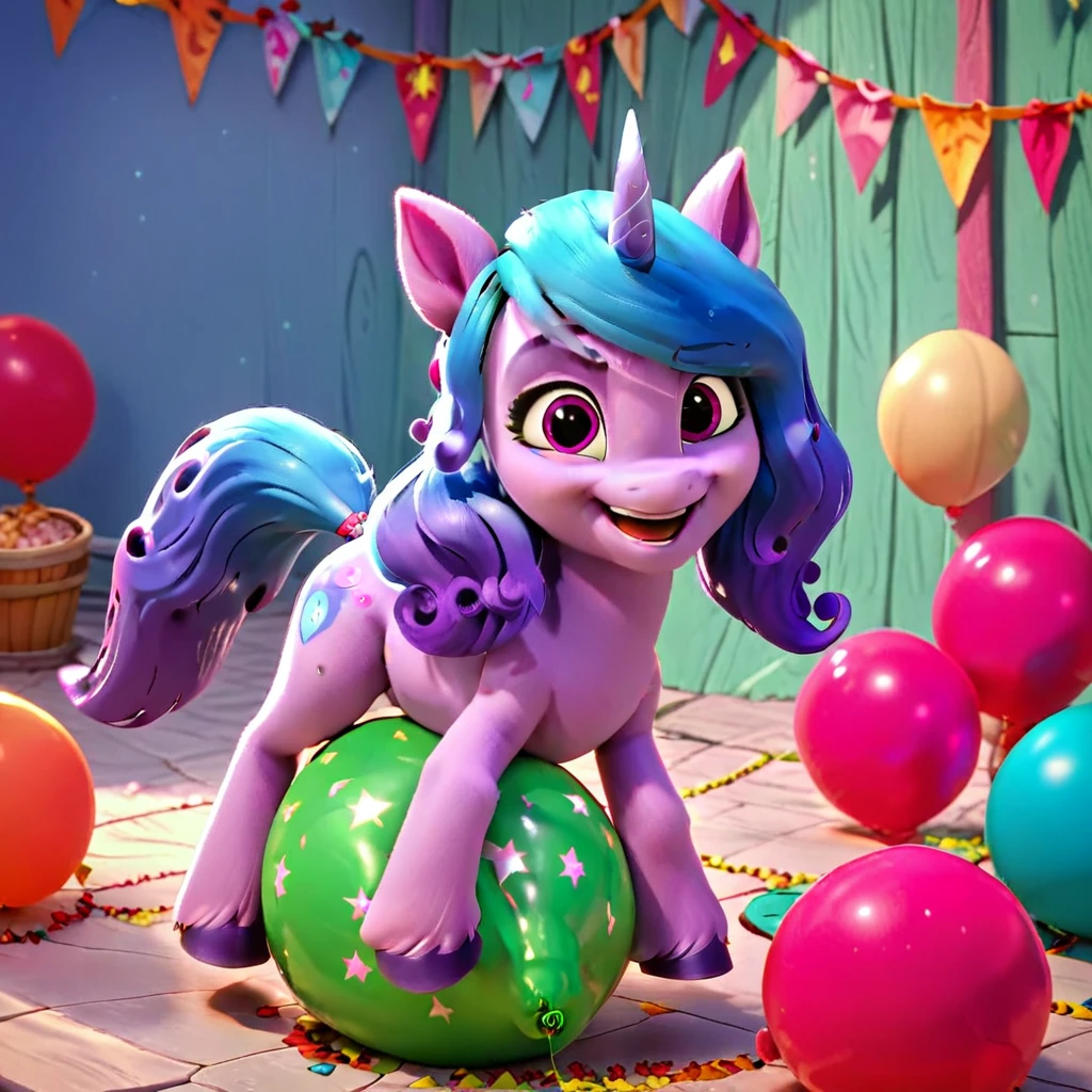 score_9, score_8_up, score_7_up, score_6_up, score_5_up, score_4_up, 
female, Izzy Moonbow, solo, looner, nonpop, balloon nonpop, detailed background, party, selfie, fanservice, plot, balloon fetish, balloon support, 3d, hd, 4k, solo,
safe, rating safe,
spread legs, plot, blowing up balloons, balloon blowing, wide hips, arched back, overinflated balloon, tight balloon, necked balloon, translucent balloon, white star print on balloon, balloon inflation, bouncing, squeaking, noisy, loud,
My Little Pony: Make Your Mark, My Little Pony: A New Generation, cinematic, dynamic angle, depth of field, bloom, subsurface scattering
