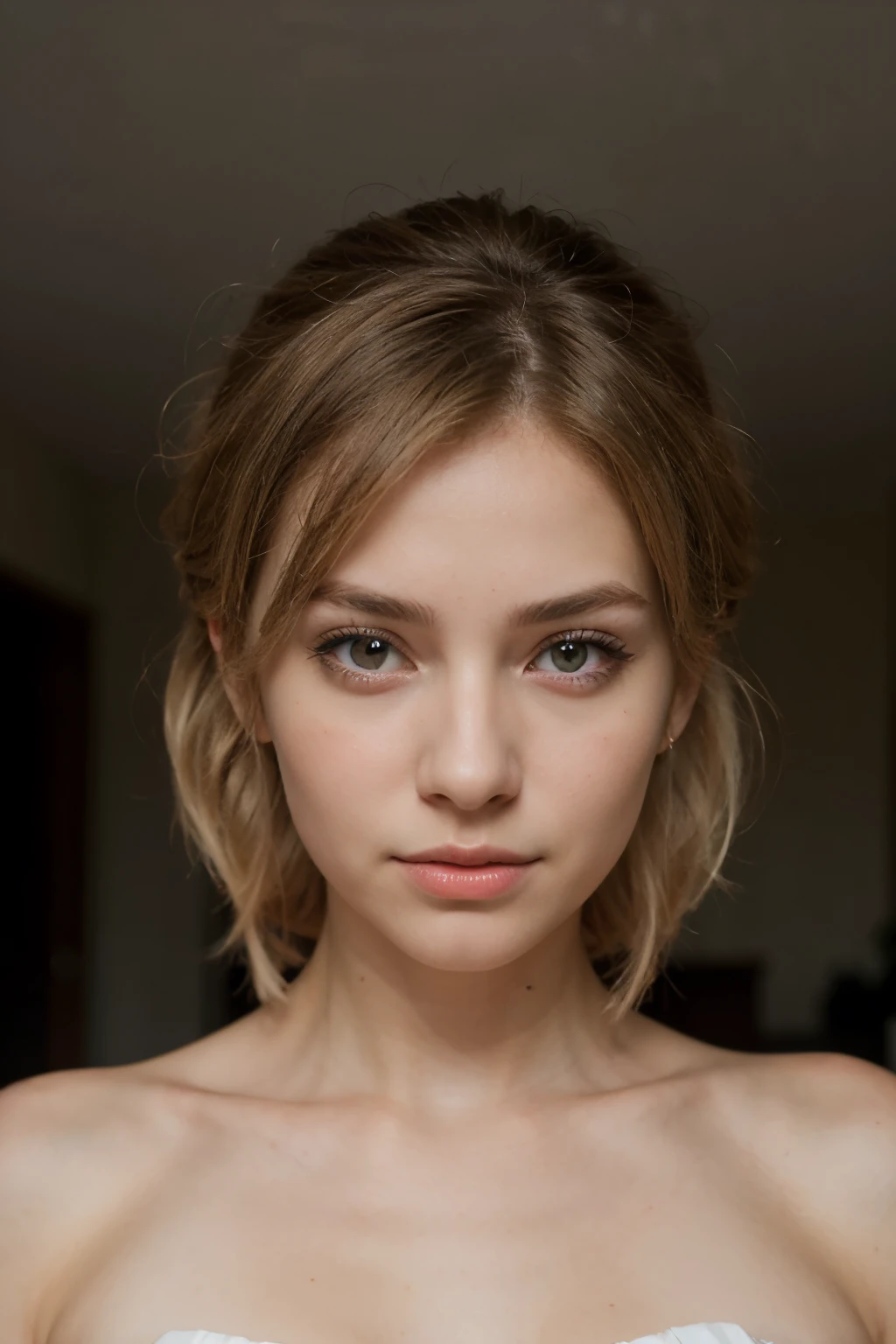 ((best quality)), russian woman , cheveux blonds, fair complexion , yeux expressifs , yeux clairs , harmonious face, Elegant silhouette 