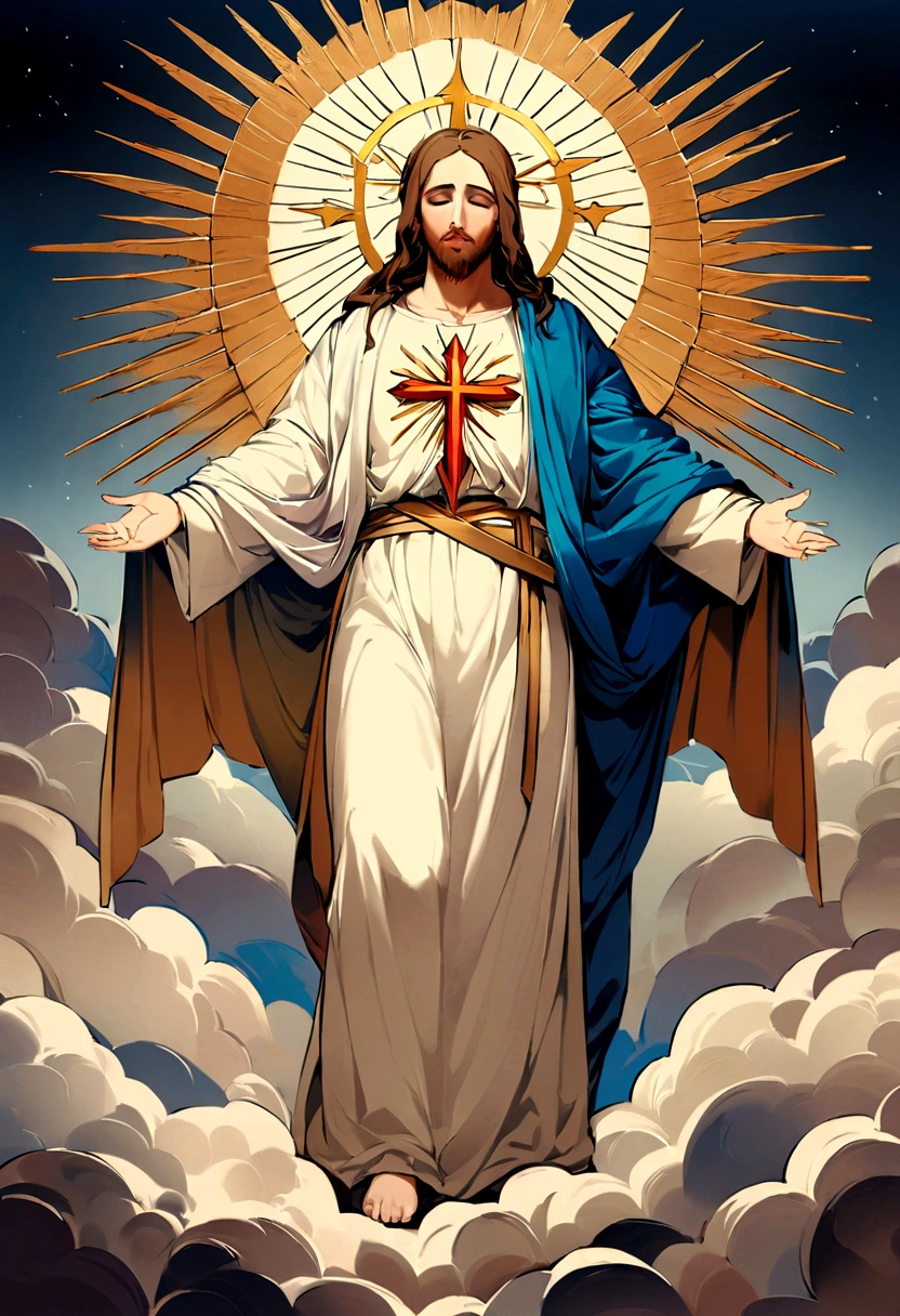 I want art with size 1920 by 1080. Where will the theme written REVELATION OF CHRIST. Image of Jesus Christ in art