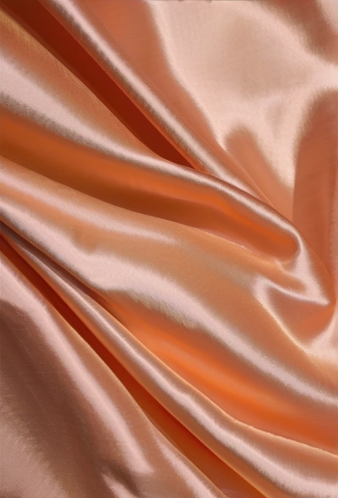 silk fabric, peach nectar