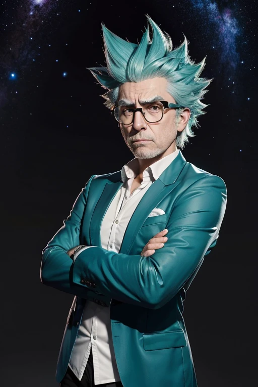rick sanchez, Background universe, Angry Glasses, crossed arms