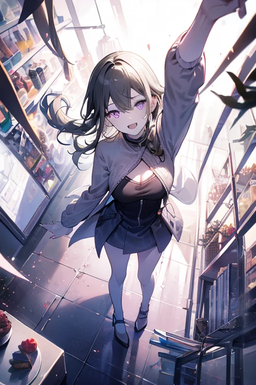 (from above:1.2),a girl , purple color hair、Purplish pink eyes that dreamers desire, (Blonde hair) , small stature, Colossal tits, Lori, (masutepiece:1.2, Best Quality), (finely detailed beautiful eye: 1.2), (beautifull detailed face), (perky chest:1.1), (pointed chest:1.0), (cakes magazine cover:1.3)，(Best Illumination, extremely delicate and beautiful), sexy pose,make a cocktail , in a bar counter, ((Cinematic Light)), Dramatic light, (Pale white background:1.5), Short bob hair（1:3）、Ultra Contrast、Braid a little around the ears, White long dress、only has 5 fingers、Her pussy is visible through the white thong、Wet pants、You can see inside your underwear、full of sweat、mocking look、diaper、nffsw,Arms crossed、grab the arm、Shoot from above:1.2,Best Quality、Large breastuscular pussy、Pubic hair,high-level image quality、hightquality、8K,perfect hand、5 fingers、finger pin、Perfect Finger、T back,noise cut、bullet hand、Her hair color should have been a brighter purple.The skirt part is also carefully expressed..、Purple skirt、the skirt is floating in the wind、Dark purple panties、thin Pubic hair ,(with sparkling eyes and a contagious smile),open mouth, highest quality, high resolution,Real World, Natural light,perfect Natural light, Looking at Viewer,
