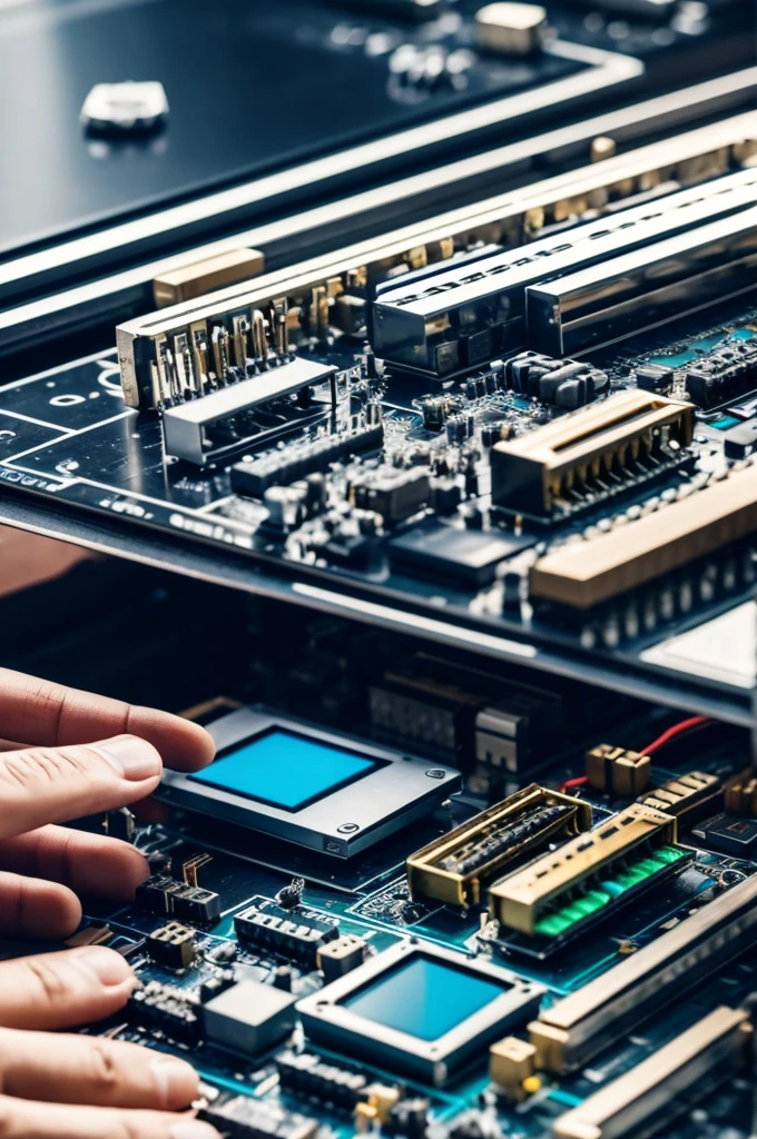 I want to create an image for a company that sells electronic components and say that it is an online company
