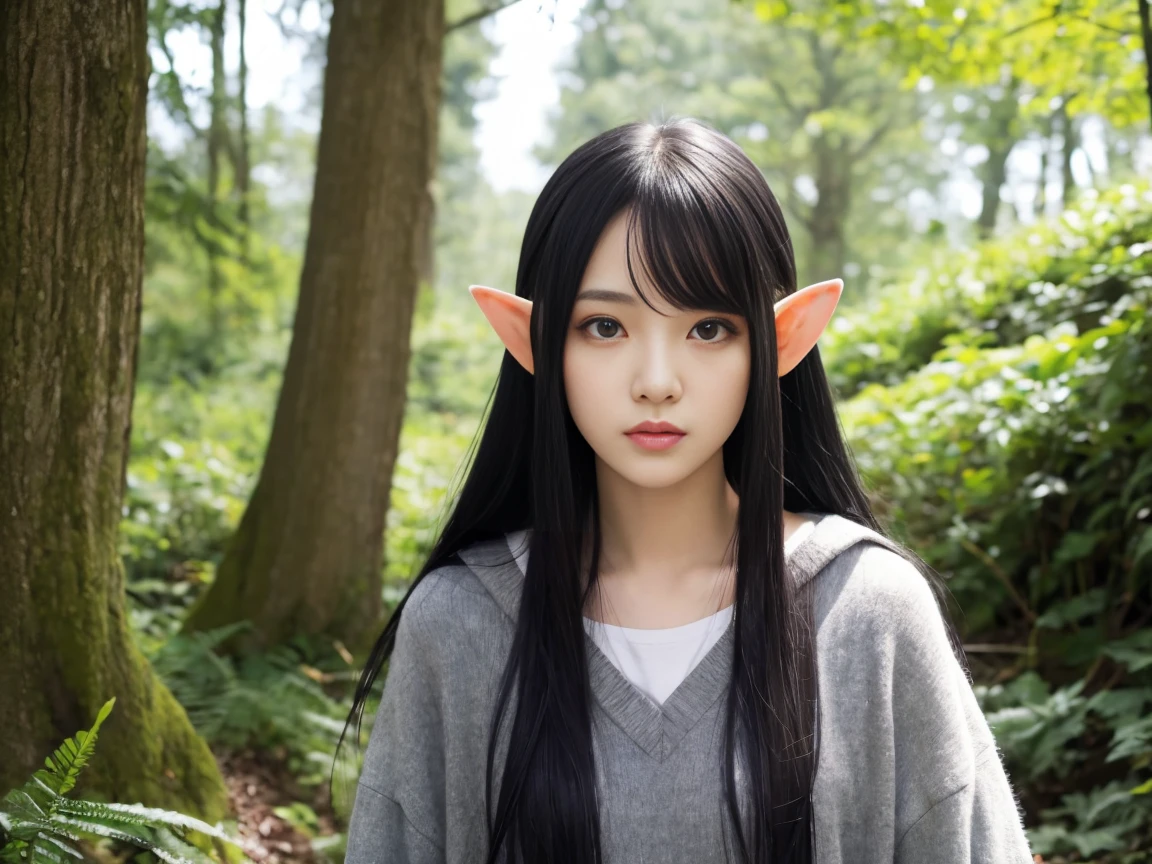"Please draw a goblin sticking out its tongue and flipping the middle finger in a provocative manner. The goblin should have a mischievous expression, and the background should depict a dark and wild forest."

