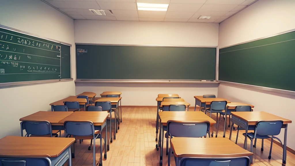 Cartoon classroom
