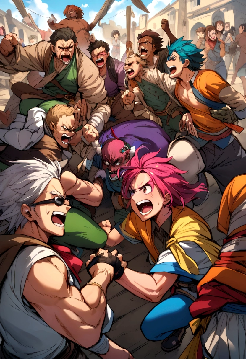 laughter and fights between 7 friends