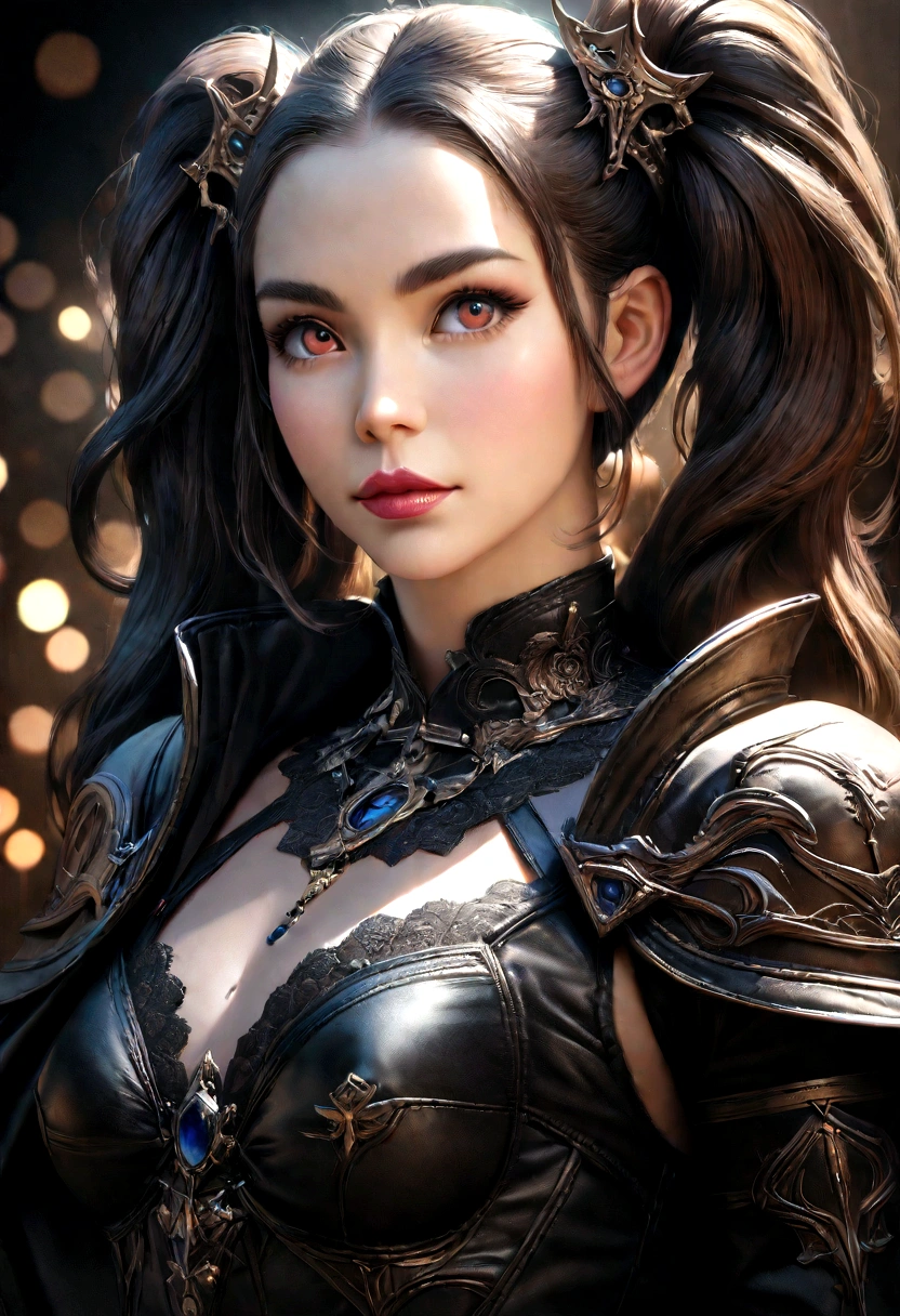 Dark Fantasy, Big Sword, Magical Girl, Gothic, Twin Tails, Realistic, Ultra Detailed, High Definition, Anime, (best quality,4k,8k,highres,masterpiece:1.2),ultra-detailed,(realistic,photorealistic,photo-realistic:1.37),HDR,UHD,studio lighting,ultra-fine painting,sharp focus,physically-based rendering,extreme detail description,professional,vivid colors,bokeh,girl,beautiful detailed eyes,beautiful detailed lips,extremely detailed eyes and face,longeyelashes,dark eyebrows,long hair