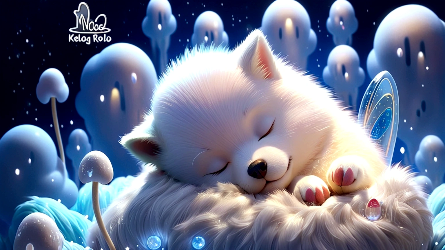 cute dog sleeping