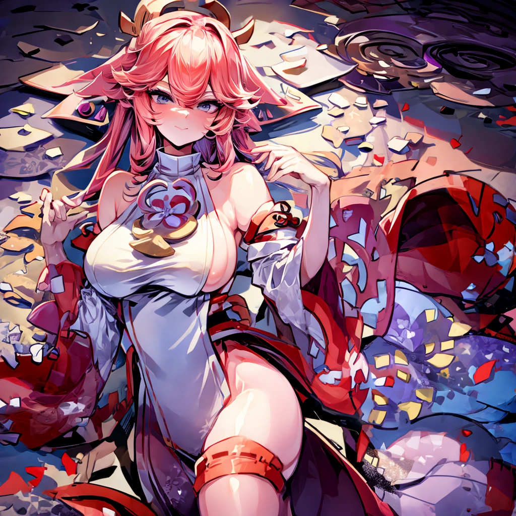 Tatsumaki with naked tits 