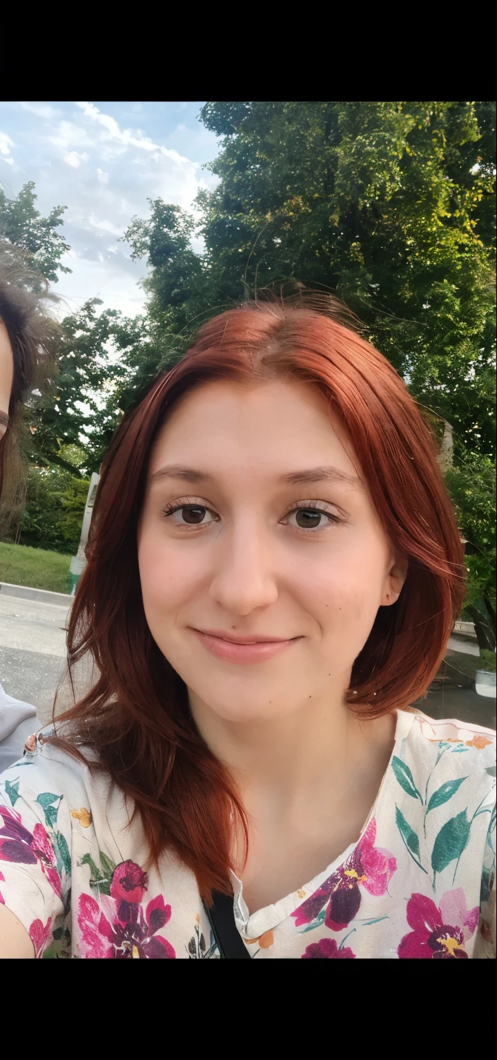 change colour of hair to natural red