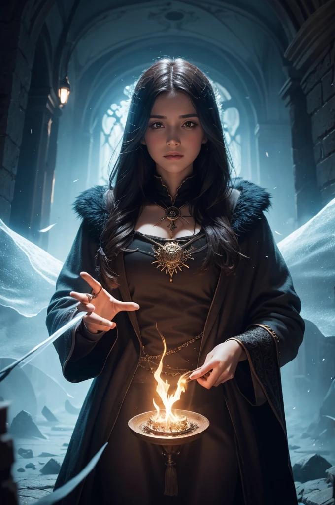 Create cover for a story of magic and witchcraft