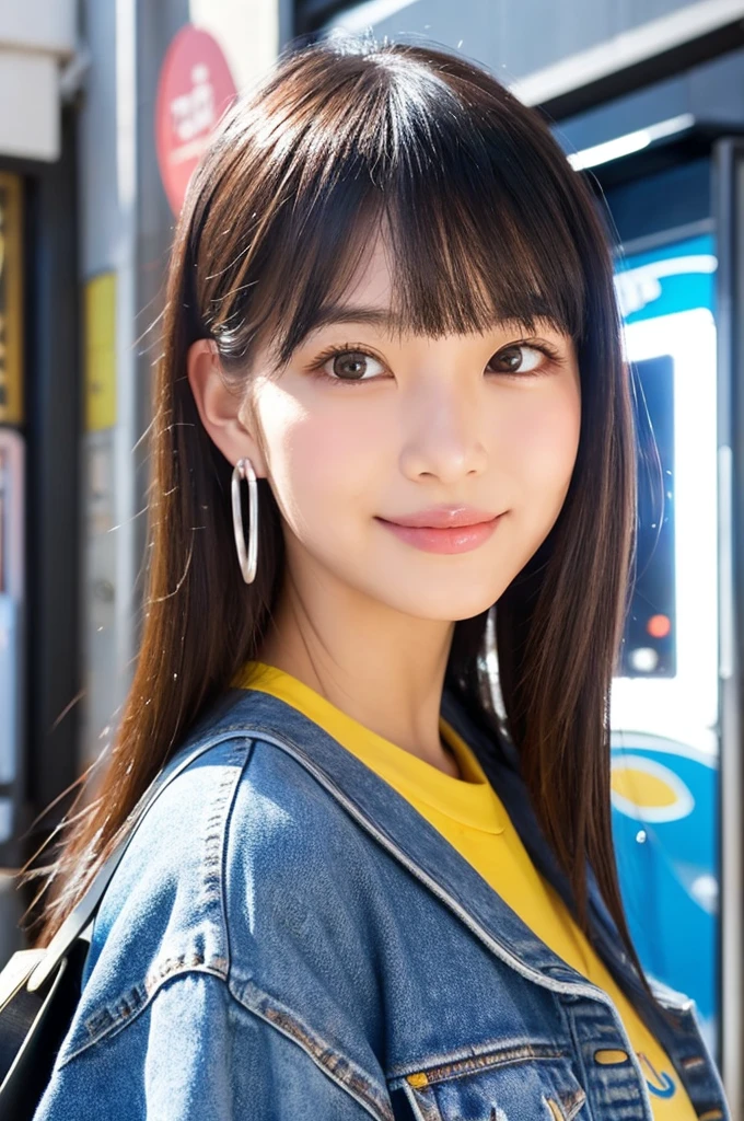 ((pussy)),crit,パンツを脱いでおまんこアップ、Game center, professional gamer, ((full body)), ((photo)), ((best qualtiy, 8K, tmasterpiece: 1.3)), Focus: 1.2, perfect figure beautiful girl: 1.4, 1girl, cowboy shot, look at viewer, eyes facing the camera, incredibly absurd, beautiful and cute girl with a photorealistic face, showcasing top-quality craftsmanship, A Japanese girl playing games at an arcade, , with a bob cut, silky black hair, bangs cut at an angle to reveal her right eye, large eyes, a soft smile, tanned skin, thin and well-formed eyebrows, straight nose with a rounded tip, thin lips but a healthy, natural pink colour, small ears with pierced ears, a slender neck with a sharp jawline, a small face with well-formed facial features, fair, fine, translucent skin, long eyelashes that make the eye makeup stand out, eyes that are powerful but also kind, Well-aligned, white teeth, healthy, shiny skin and hair, friendly expression, , slender, well-balanced proportions, good posture, beautiful C-cup breasts, white character T-shirt, blue denim jacket, yellow shorts, white sneakers, silver earrings, tote bag with game character illustration printed on it, beautiful girl, moe, devilish type, sociable and easy to talk to, values teamwork, curious and adventurous, has a sense of humor, July