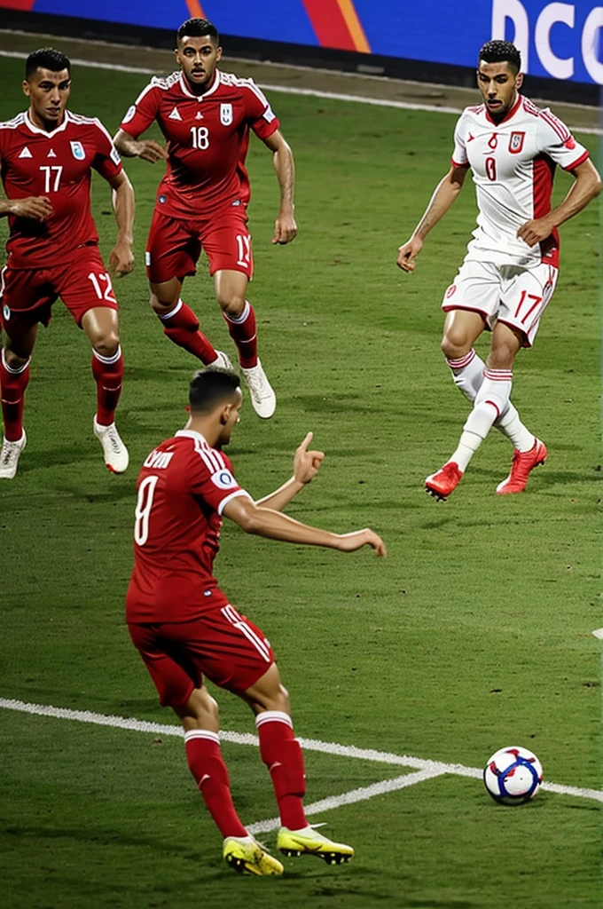 Animated Peru vs Chile 
