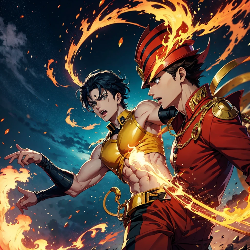 creates image of stands similar to jojo of fire