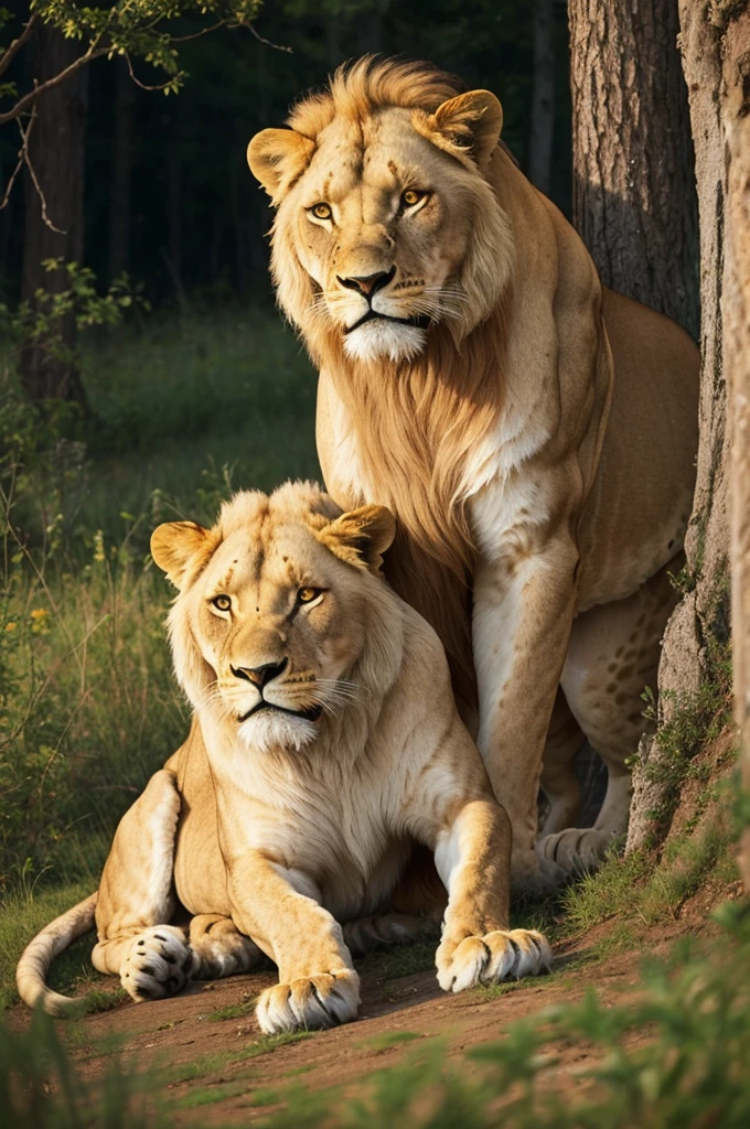 Leo and Lioness