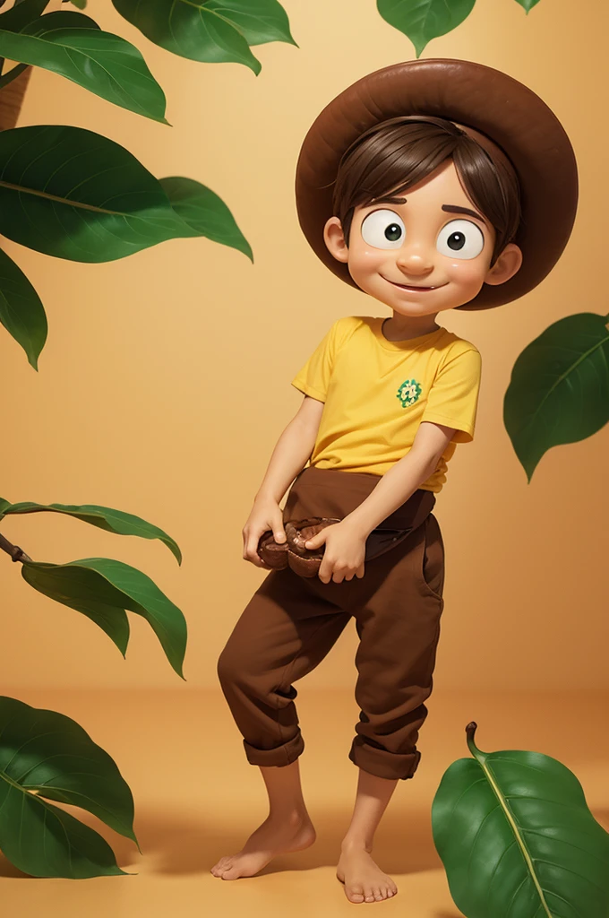 A Brazilian cashew in a cartoon