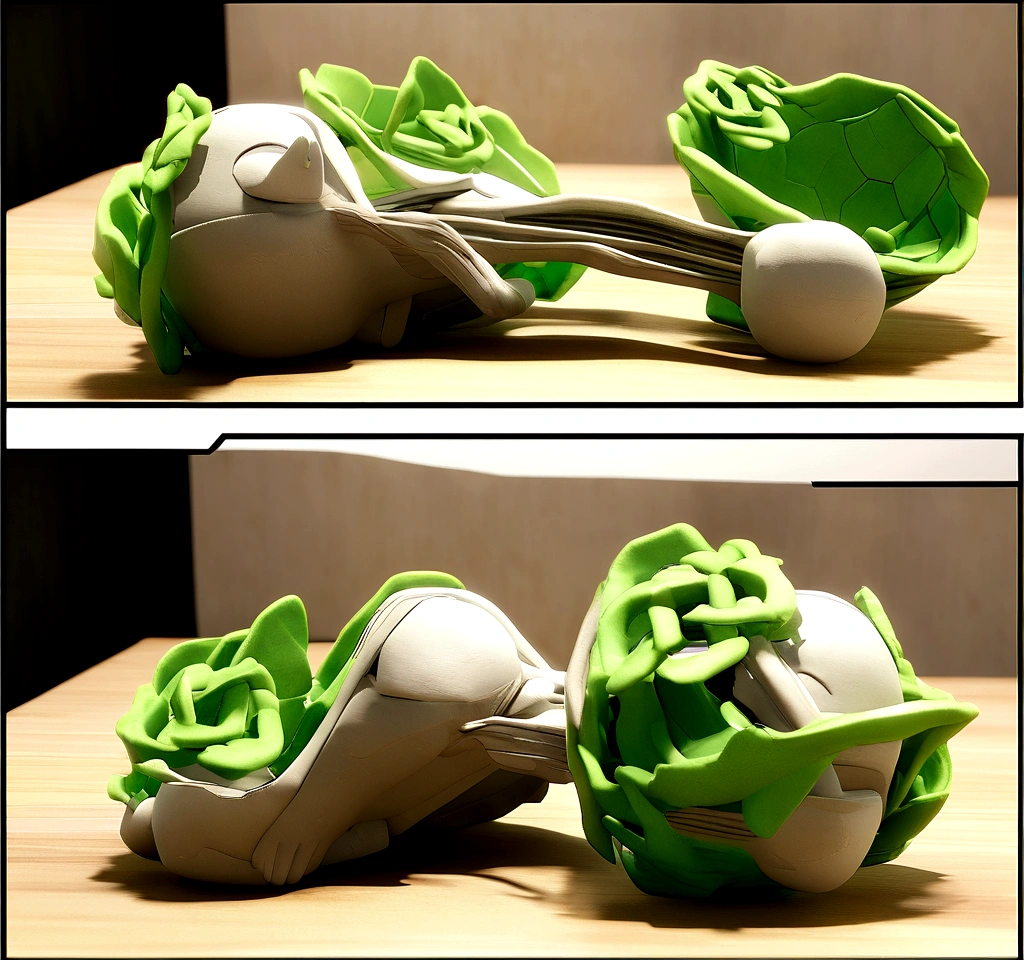 recycle, anime, comic, 3D model