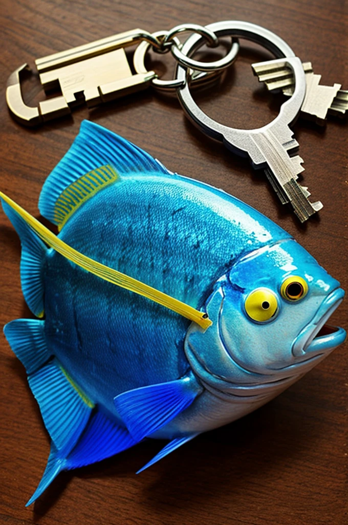 Fusion of a fish and some keys