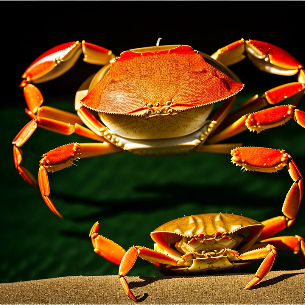 The of a crab and a pickle