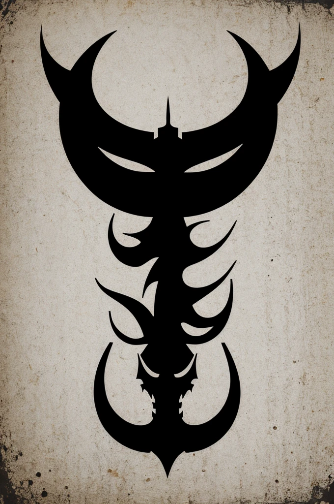 Black Leviathan minimalism pirate symbol