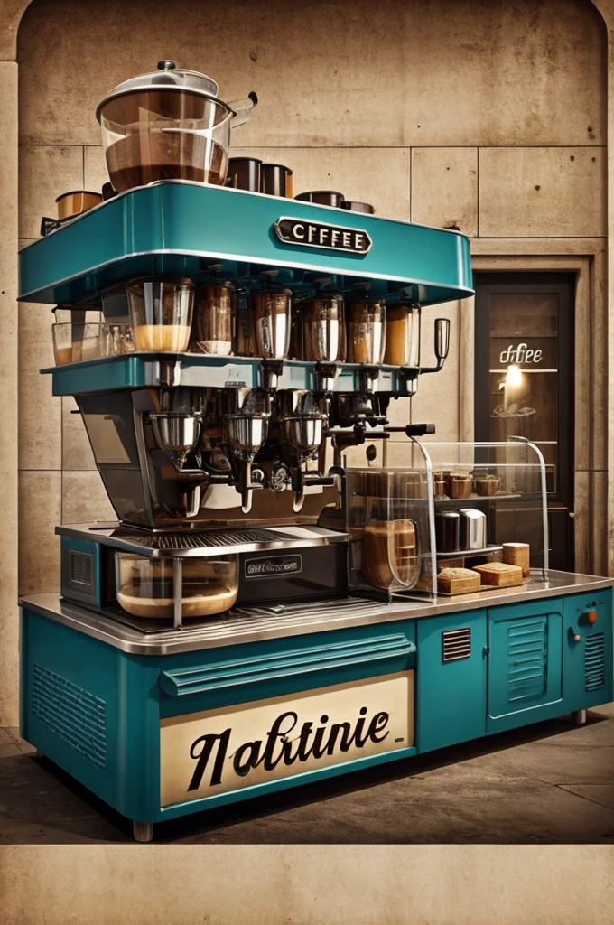 Machine à café à filtre vintage coloré plus original et design