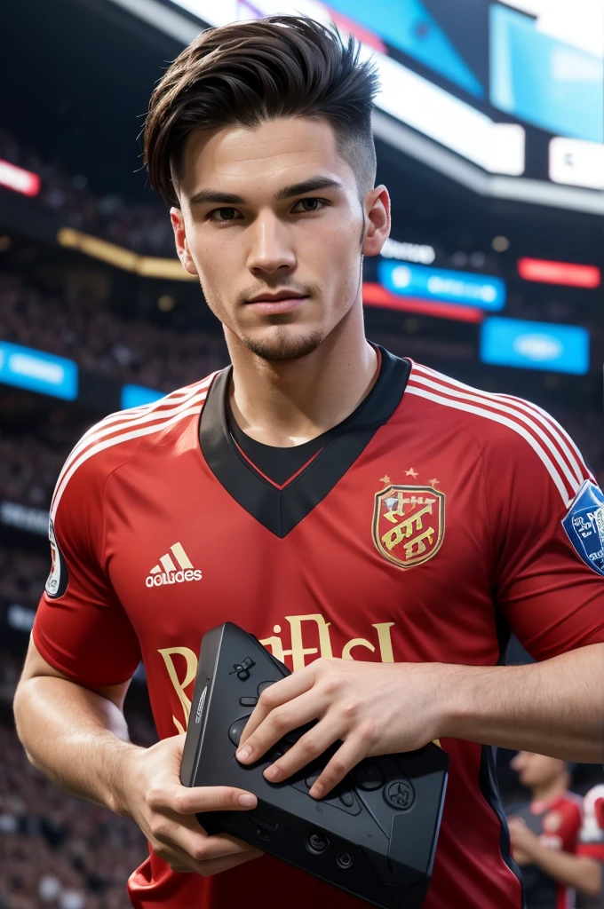 I want you to make a complete gaming career with the following information: Appearance, teams he played for and statistics in the season, transfer value and how many championships and Ballon d'Or he won