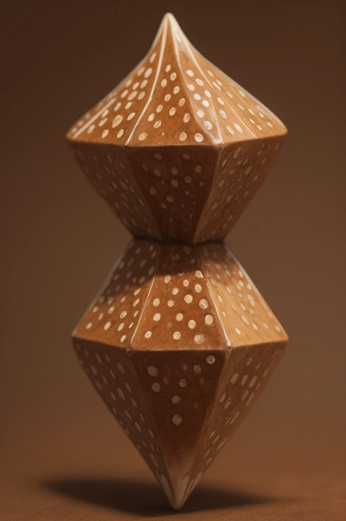 A living bone on a brown background with hexagons in the background