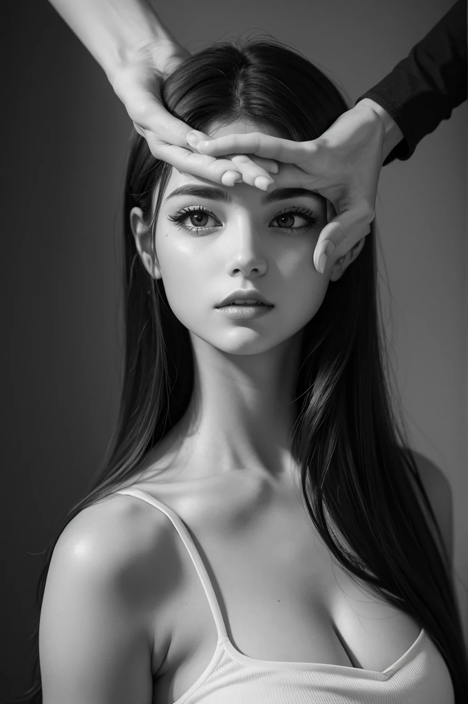 black and white art.