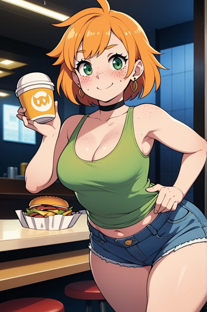 Put hamburger buns on the chest, (there are buns on the chest, women put burgers on the chest, put vegetables and burgers on the chest, spread ketchup on the chest) realistic, masterpiece, top, details look at appearance, cleavage ,sweaty legs,orgasm,,shy smile,breast cream,cartoon,mouth-watering,big breasts,big breasts,