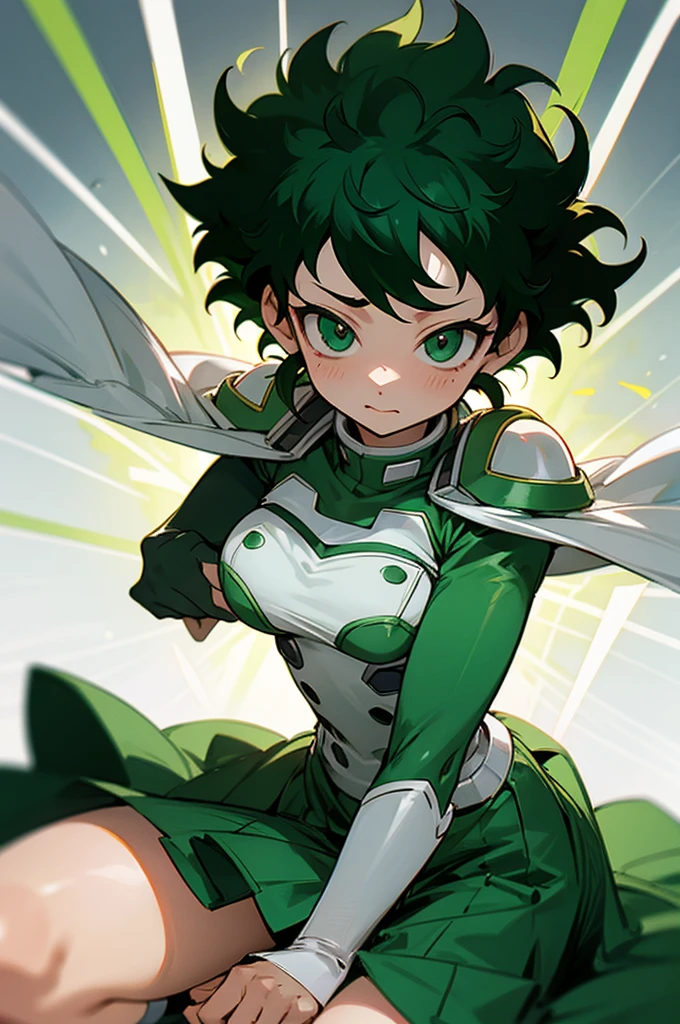 Izuku midoriya female, traje de heroe
