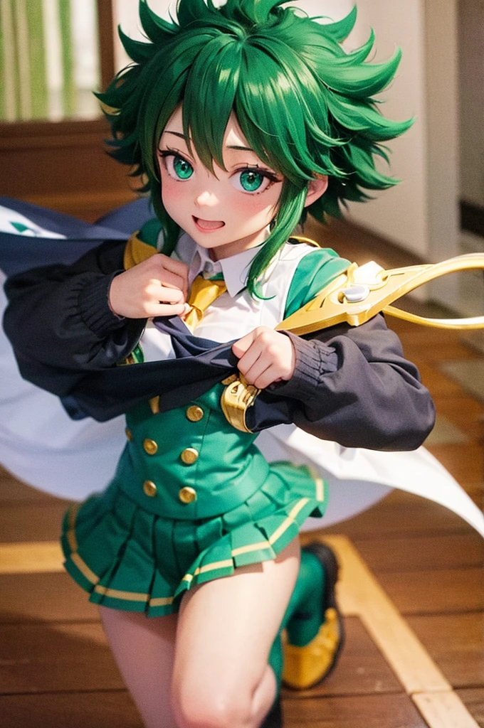 Izuku midoriya female boku no hero academia, traje de heroe